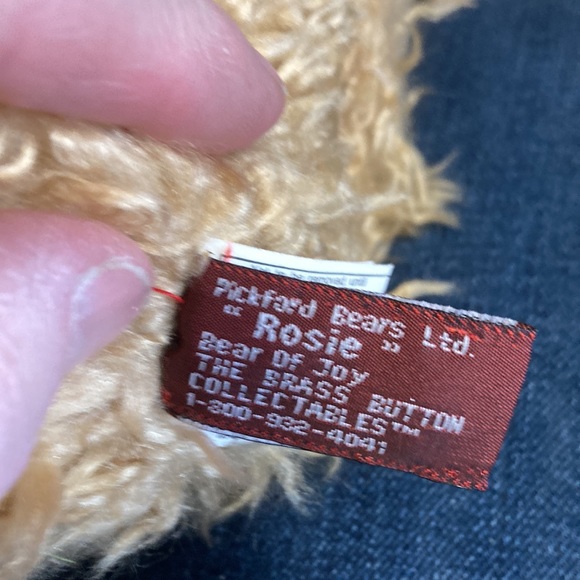 Pickford bear Rosie bear of joy. The brass button collectables - Picture 4 of 4